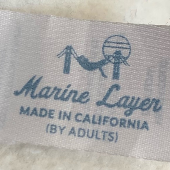 Marine Layer Jenny Crewneck Soft Fleece Sweatshirt Sz S - Picture 8 of 9